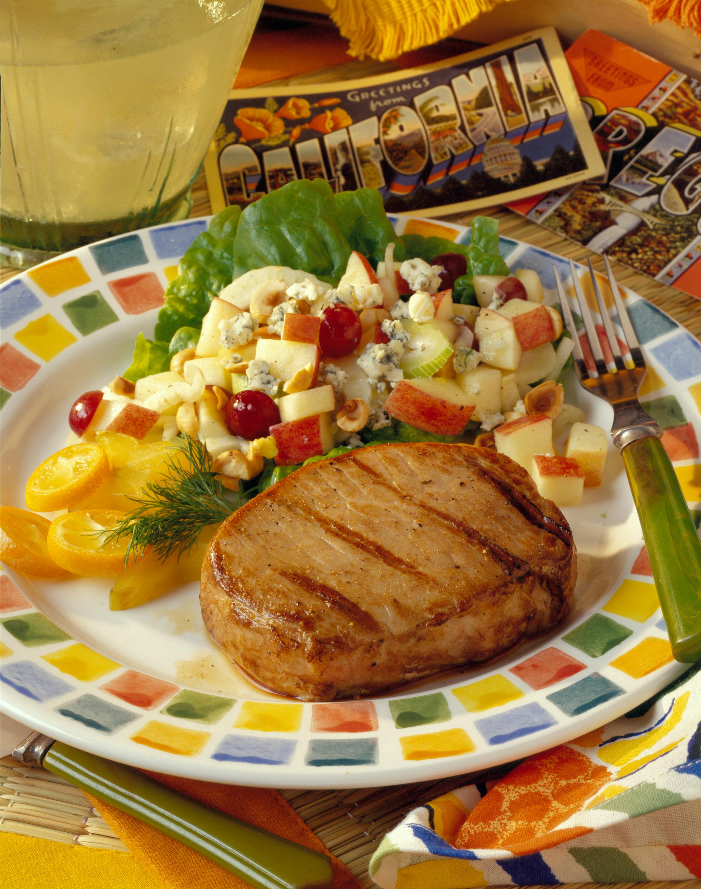 Garlic and Orange Marinated Grilled Pork Chops Pork Recipes Pork Be