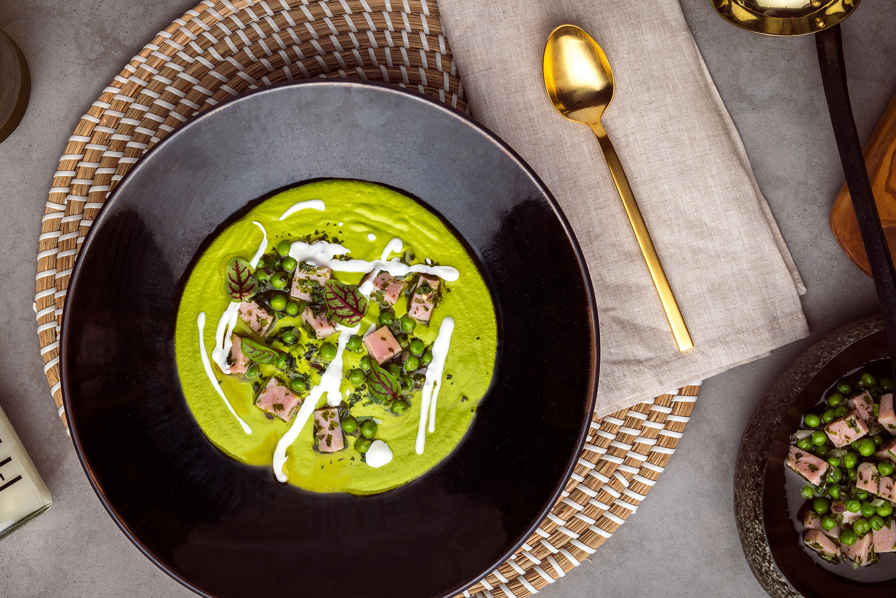 Green Pea Soup with Ham Pork Recipes Pork Be Inspired