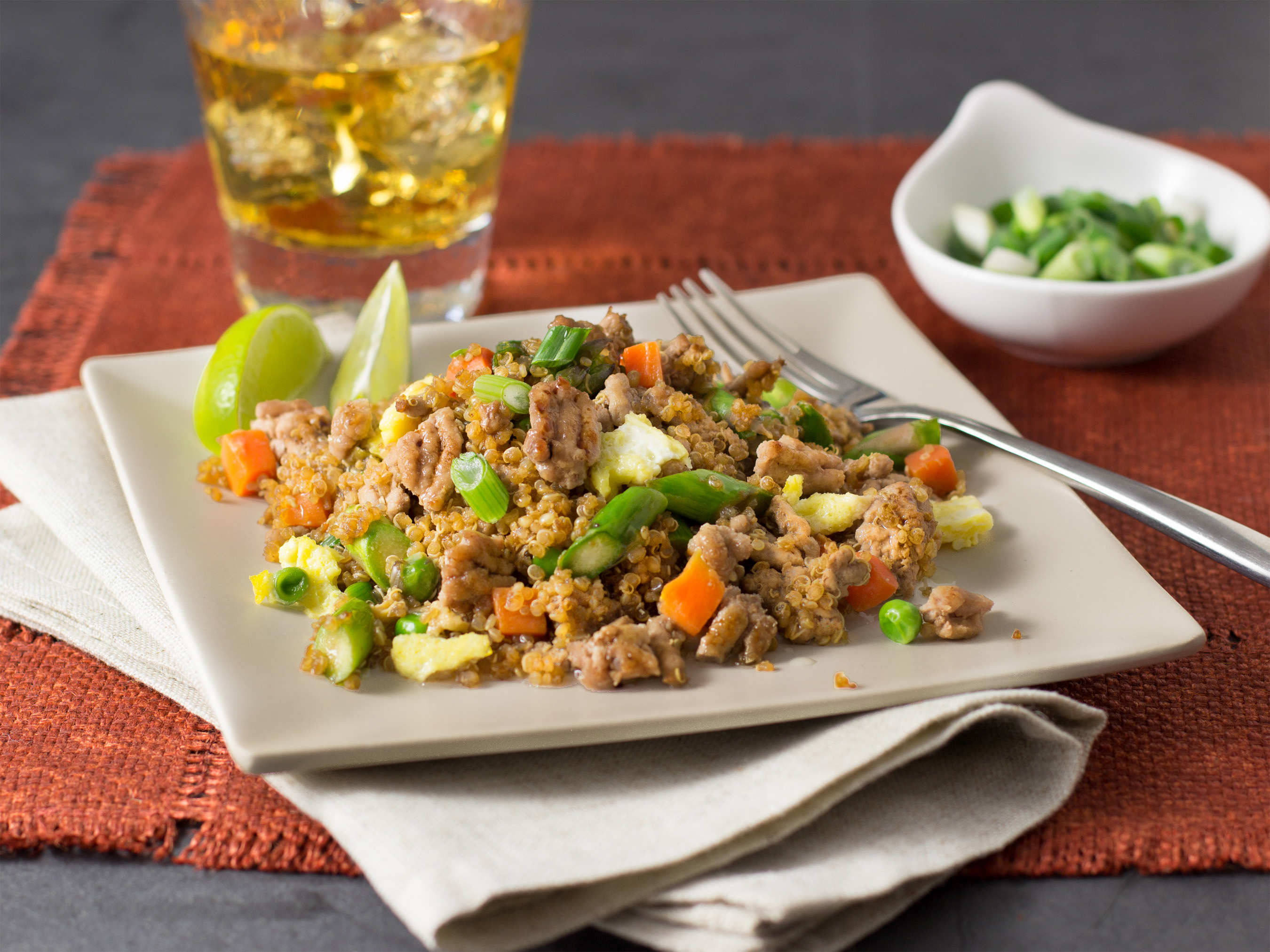 Pork Quinoa Fried Rice Pork Recipes Pork Be Inspired
