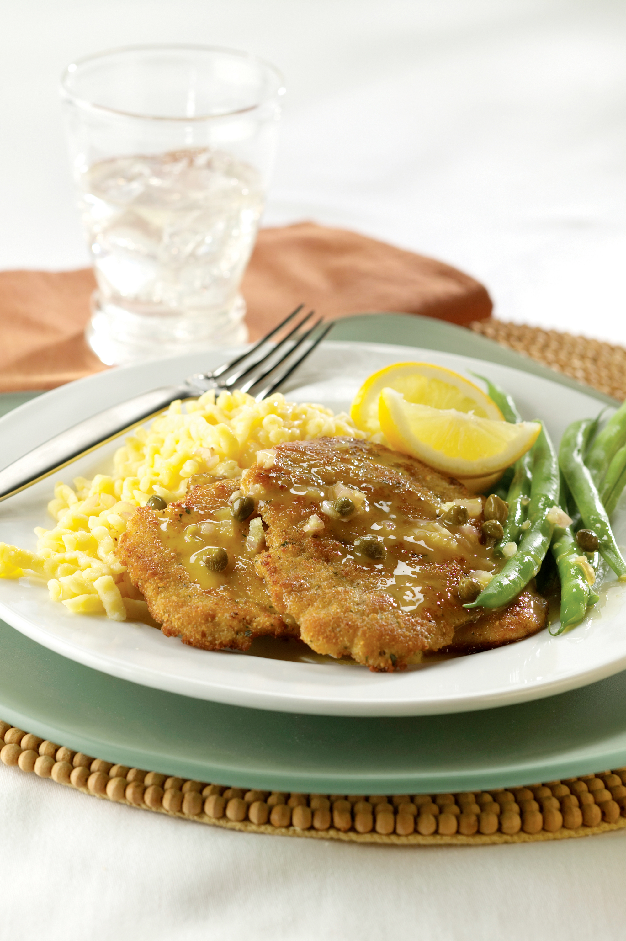 Pork Schnitzel with LemonCaper Cream Pork Recipes Pork Be Inspired